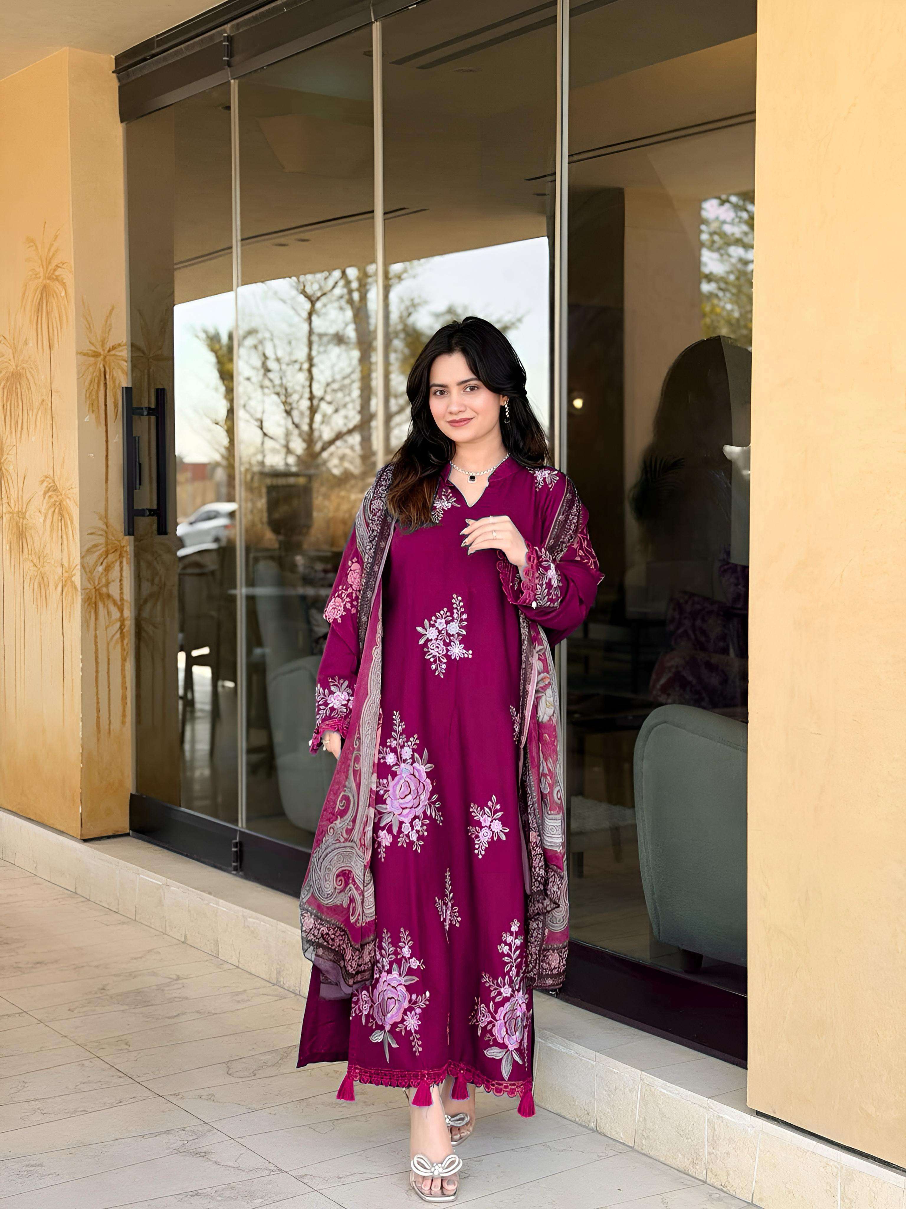 DESIGN NO. JT -194 B RAYYON COLLECTION BY JOHRA TEX 